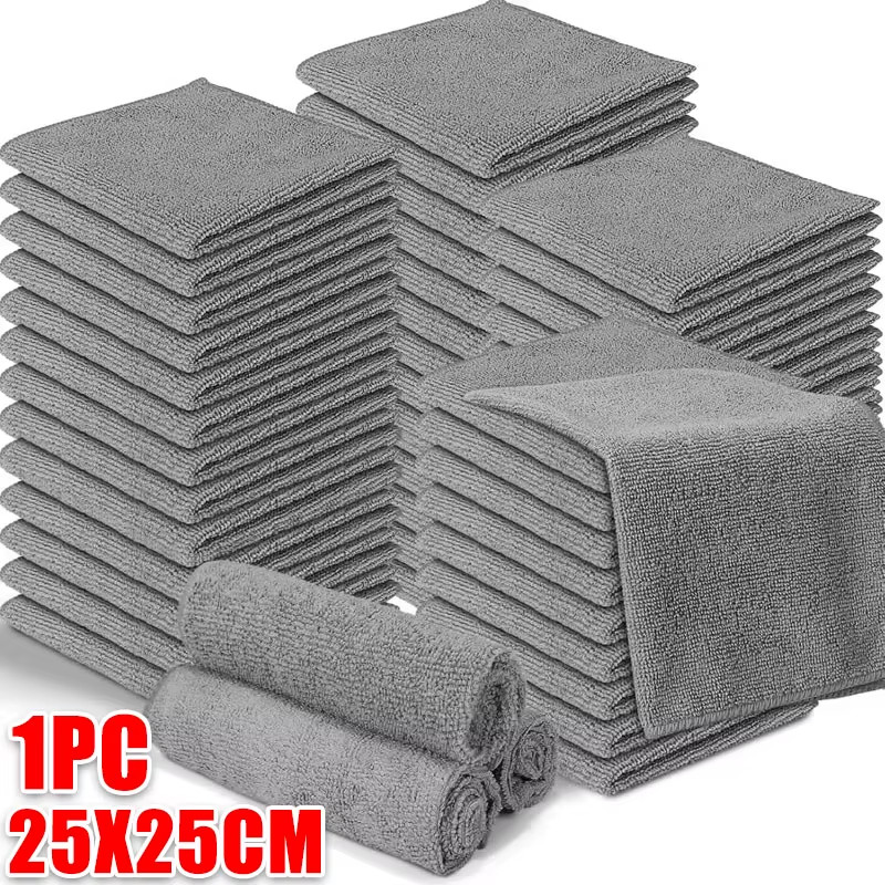 Microfiber Cleaning Cloths Lint Free Microfiber Cleaning Towel Cloths Reusable C