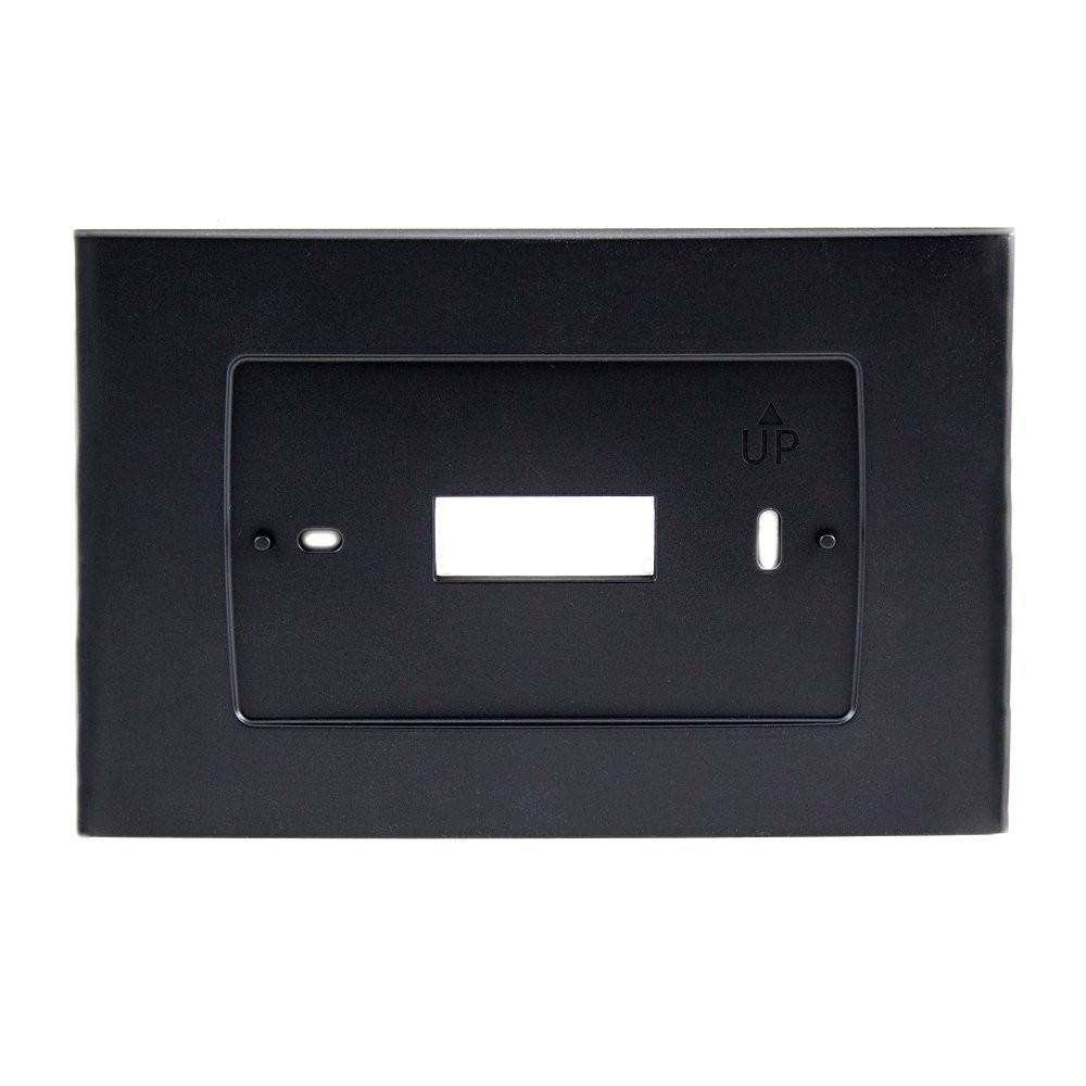 Wall Plate for Emerson Sensi Touch Wi-Fi, Black Replacement Cover Face Panel