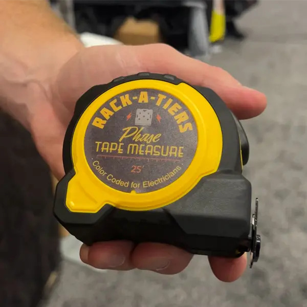 1 pc Rack-A-Tiers 52725 Phase Tape Measure