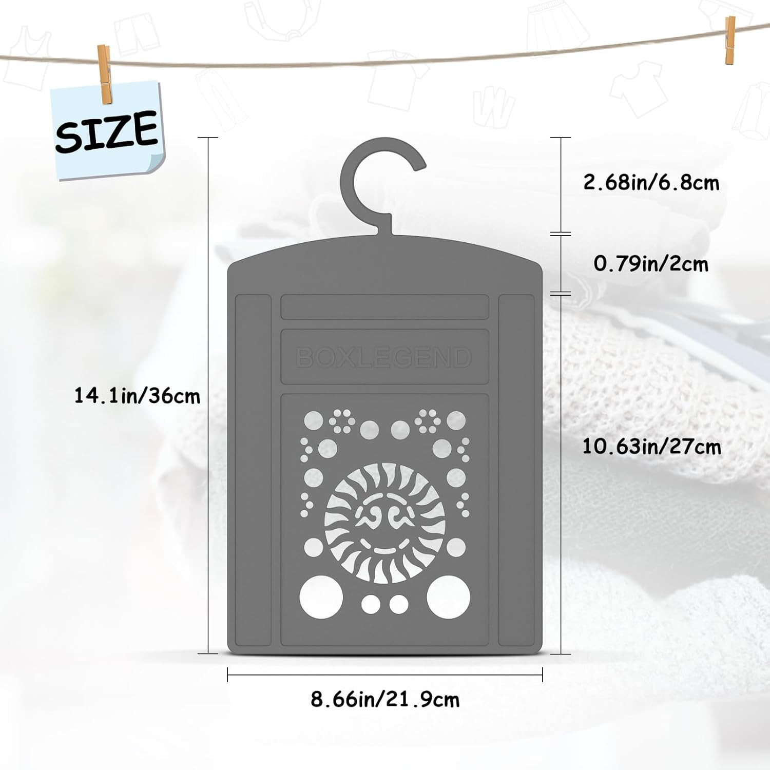 Shirt Folder Board, 14.18 x 8.67x 0.14 Inches, Non-Foldable Laundry Folder Cloth
