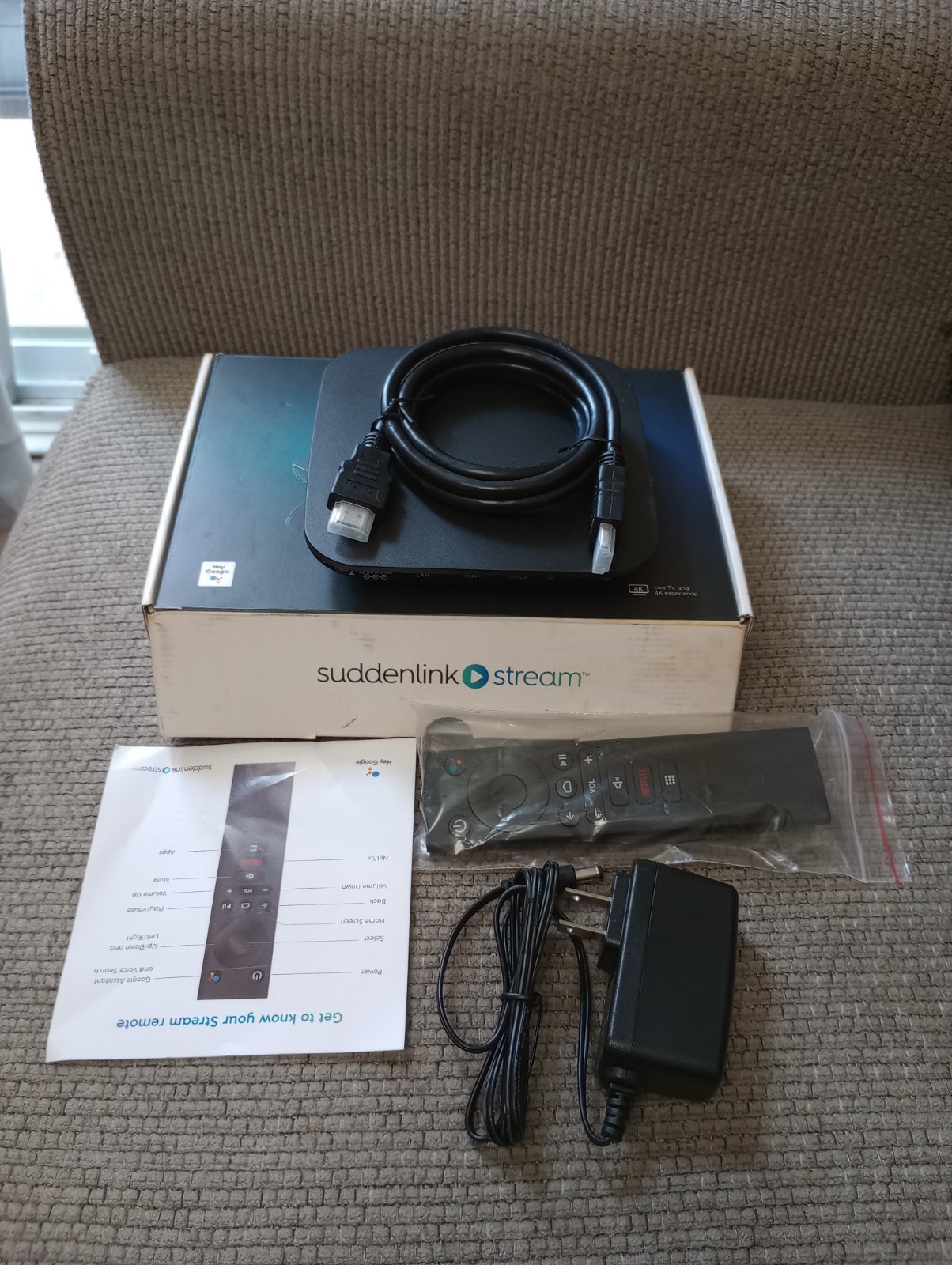 Suddenlink Stream Box 4k Live TV Streaming Altice DV8555/ open box