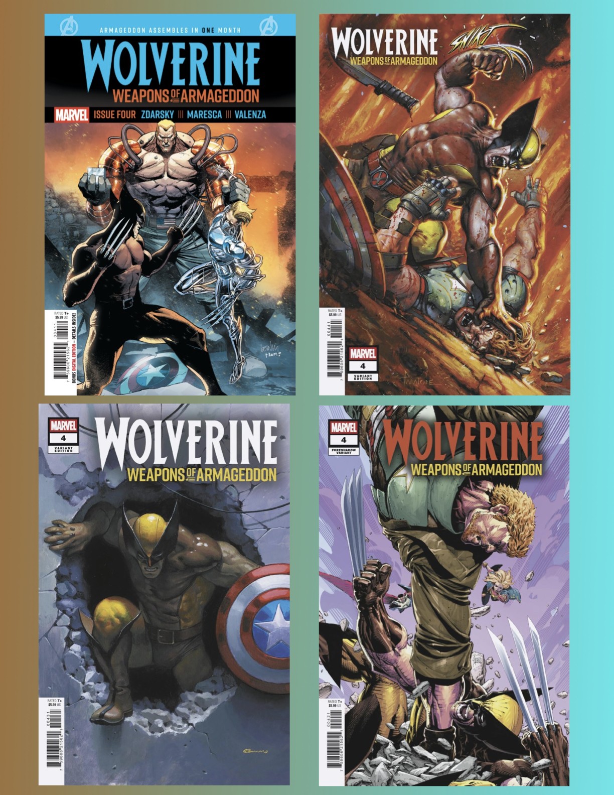 Wolverine: Weapons of Armageddon #4 - Pick Your Cover