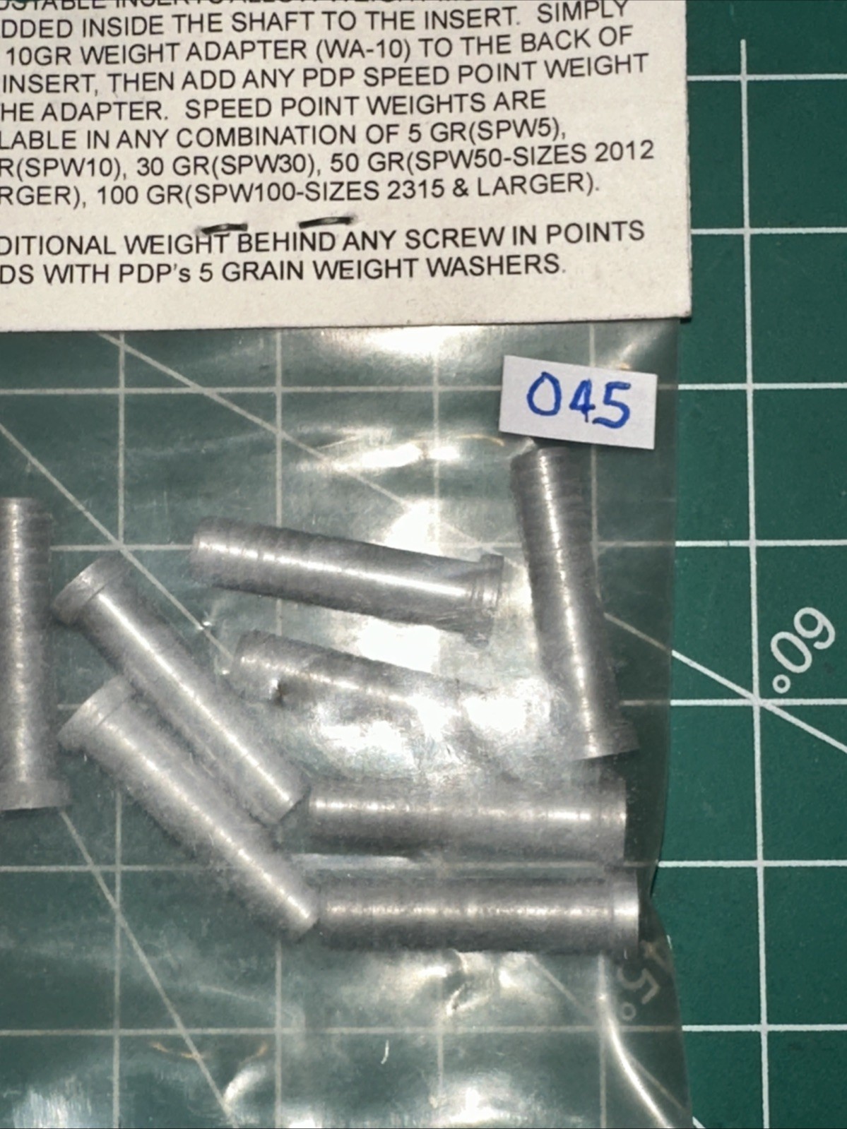 PDP Precision Designed Products 12 ACPI- 3-28 Adjust. Converta Point Inserts