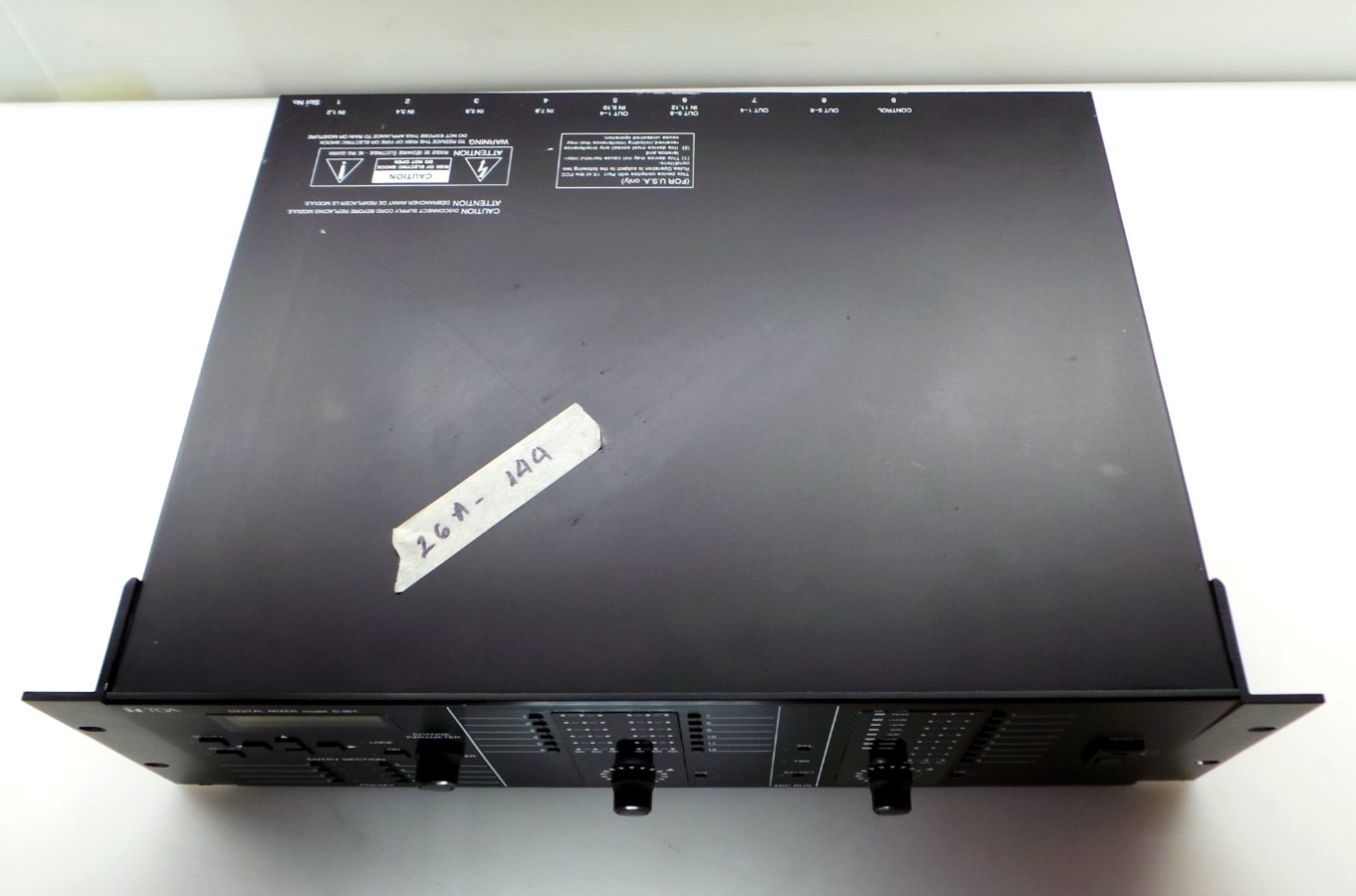 TOA D-901 12-Channel Modular Digital Matrix Audio Mixer - Tested - Working