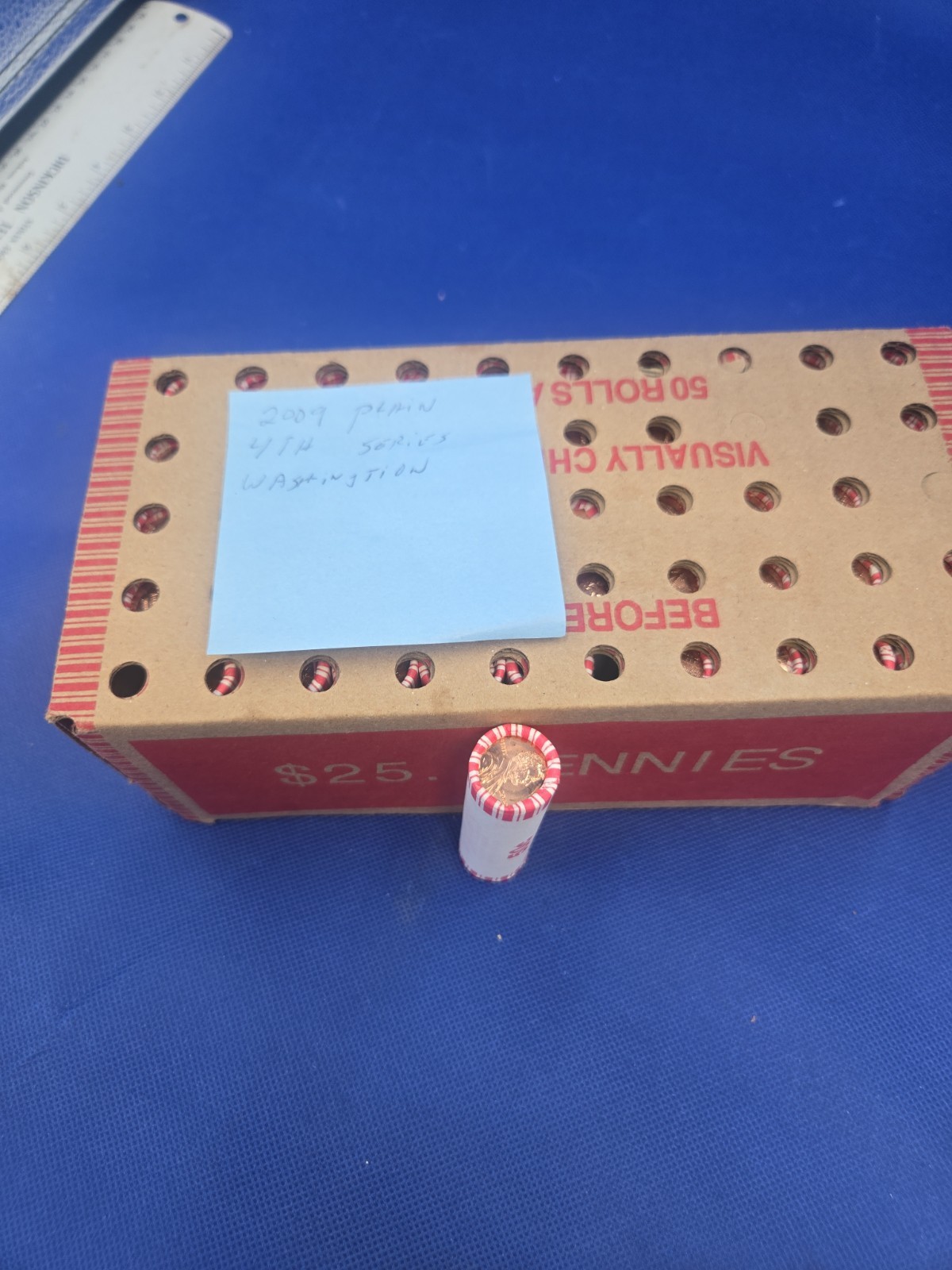 2009 P Lincoln Bicentennial Presidency Penny 50 rolls in the box