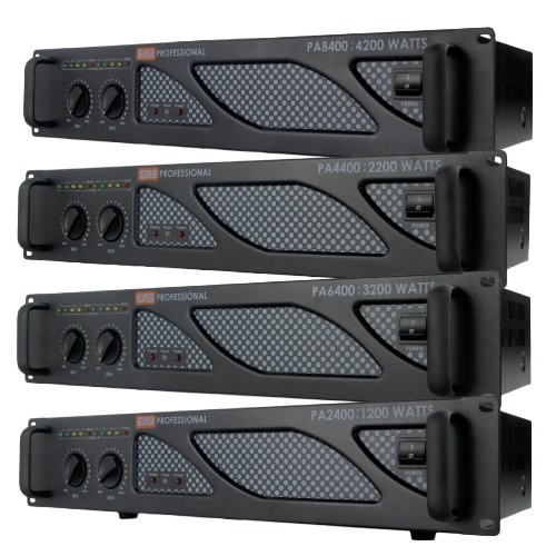 Pro - PA2400 - Rack Mount Professional Power Amplifier - 1200 Watts PA Band Club