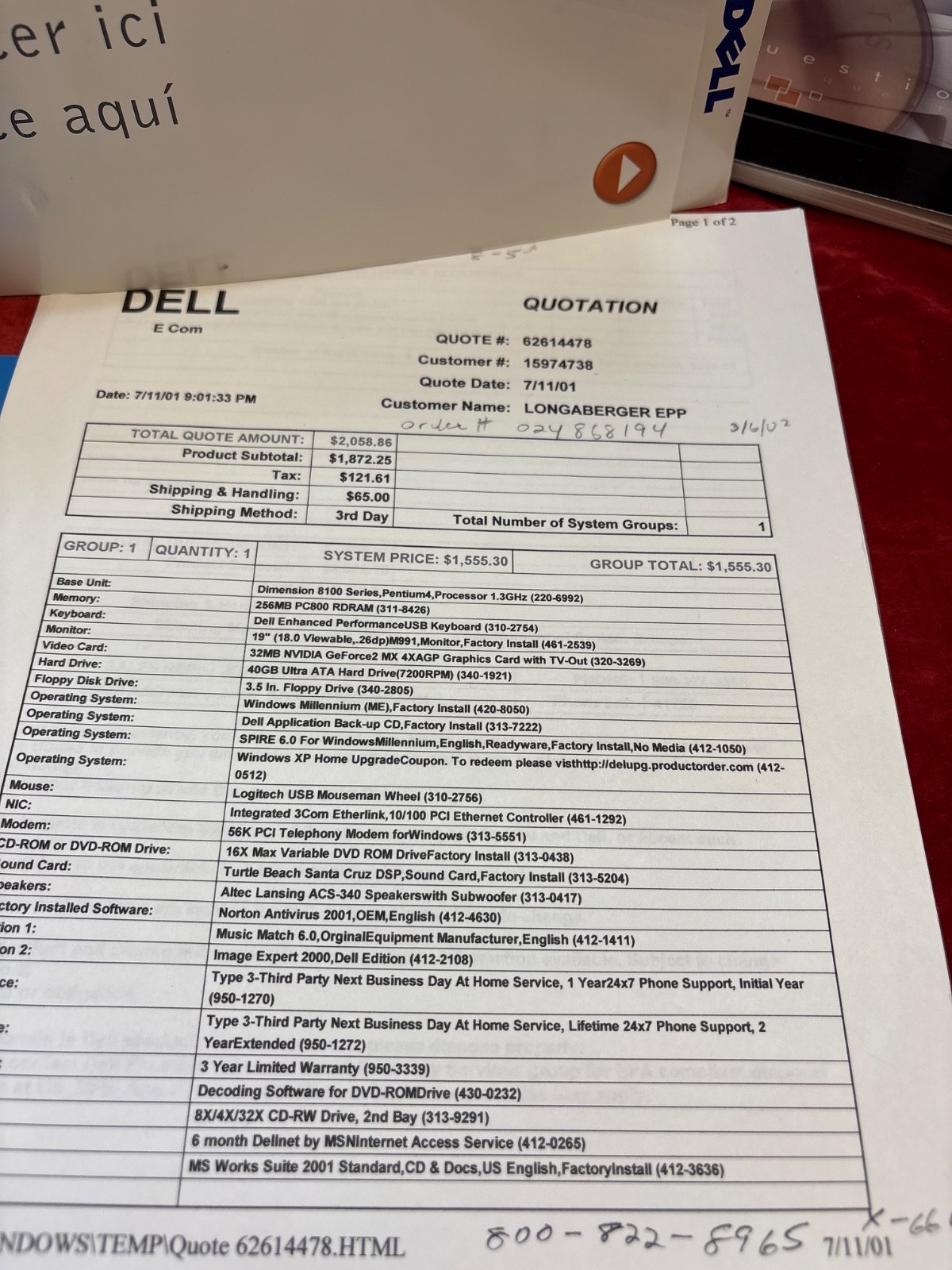 Complete Vintage DELL Windows ME/98/XP Triple-boot Retro PC System Year 2000 Y2K