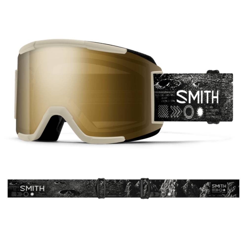 Smith Squad Goggle 2026-Chalk Space Invader w/ CP Sun Black Gold Mirror + Clear