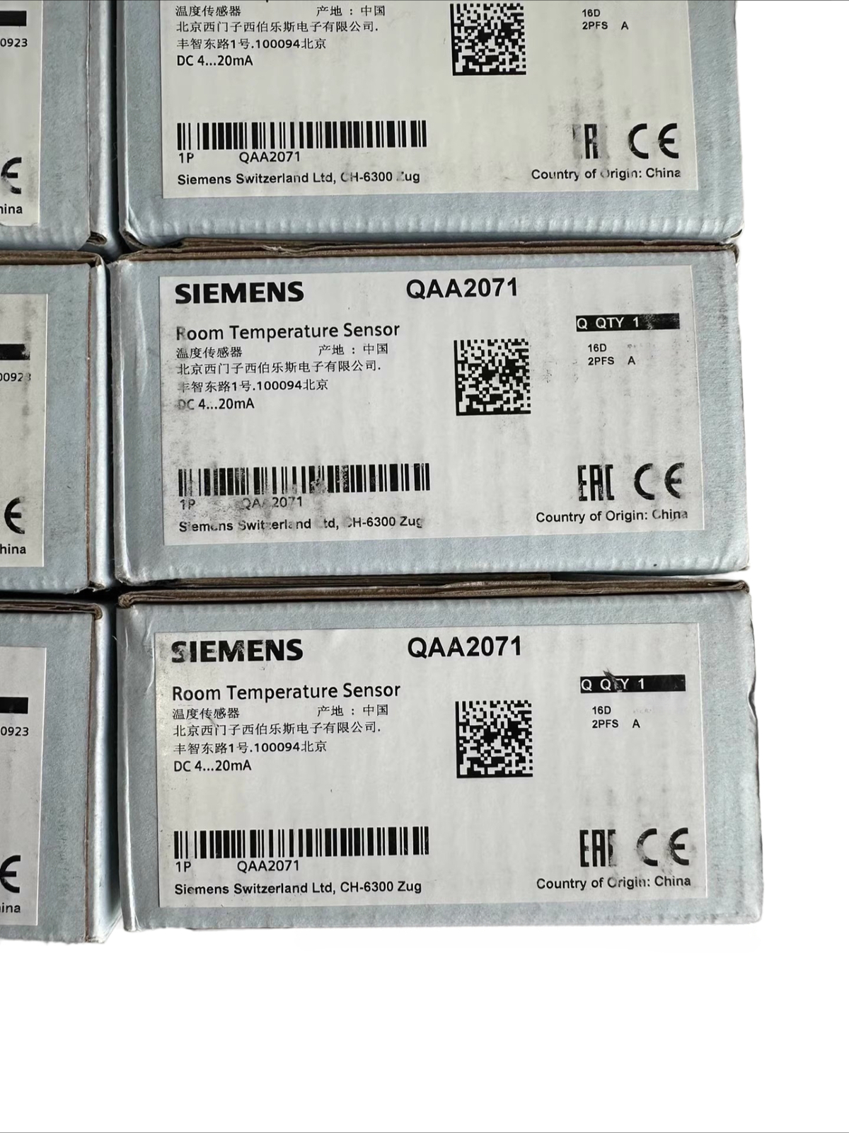 1pcs Siemens QAA2071 Temperature Sensor