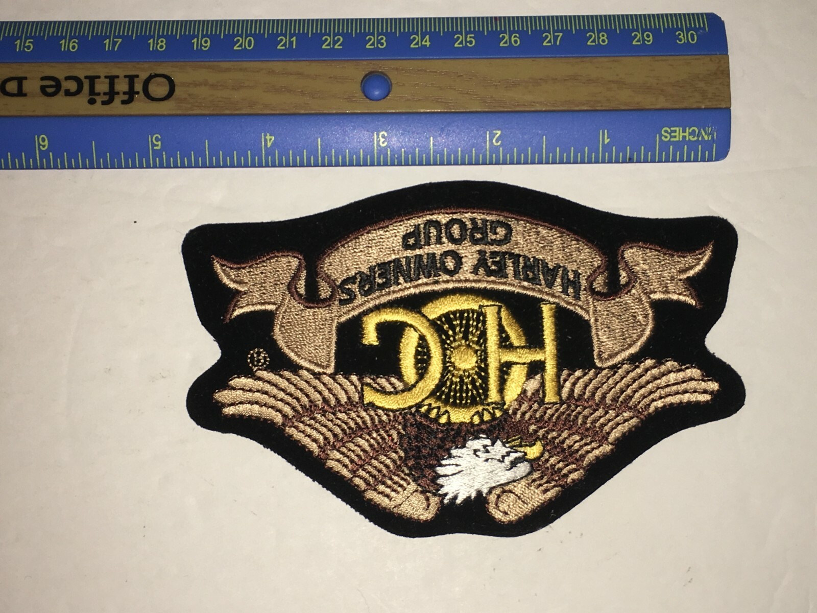 HARLEY DAVIDSON OWNERS GROUP HOG H.O.G. VEST PATCH