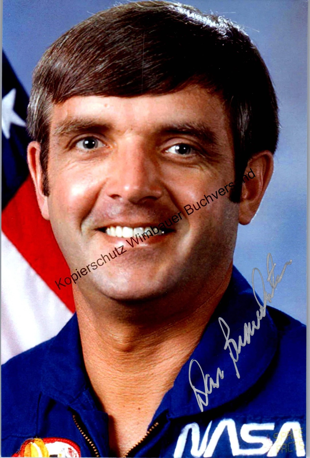 Original autograph Daniel Brandenstein NASA astronaut /// autograph autograph 358445