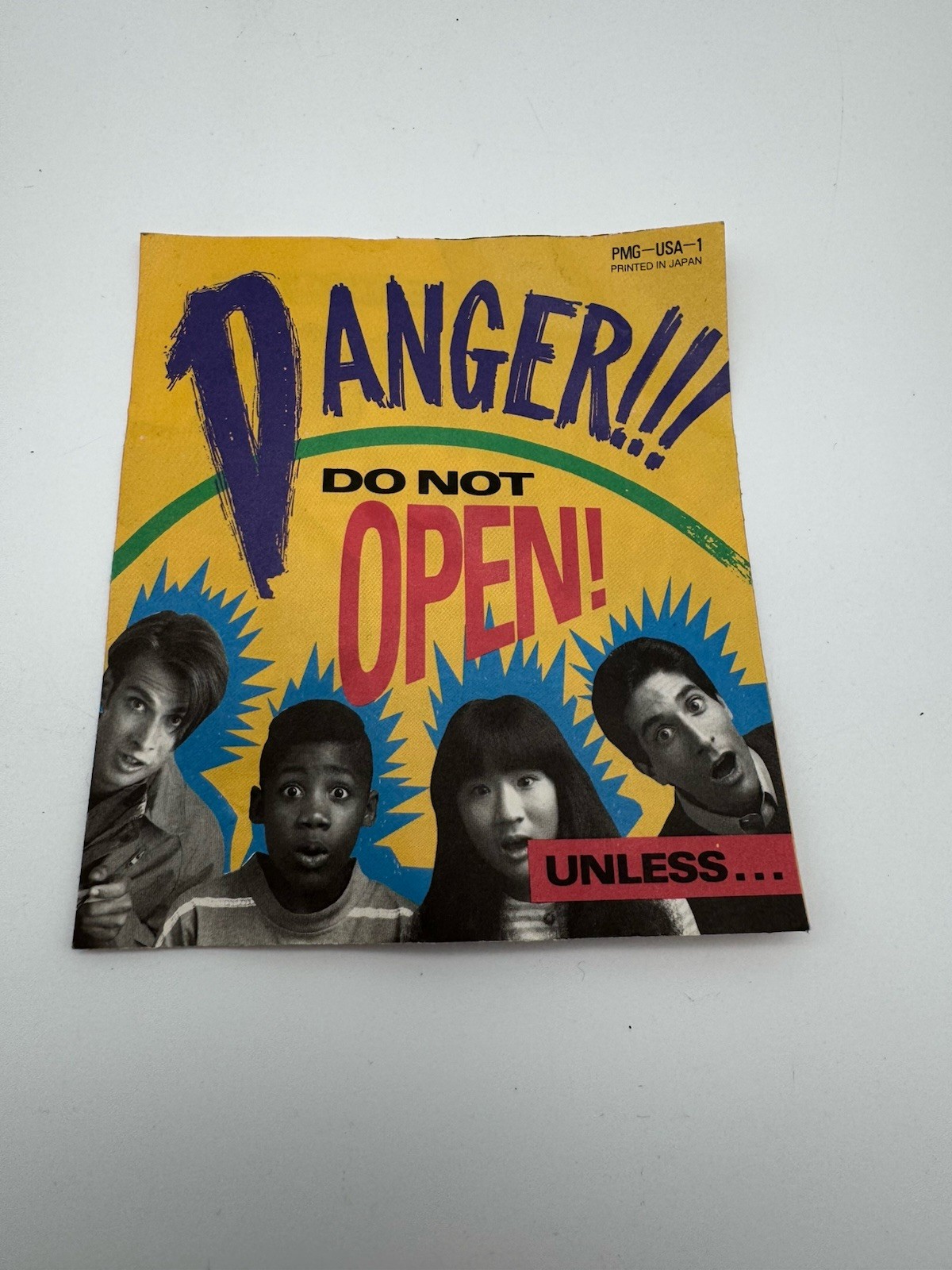 "Danger Do Not Open"! NINTENDO Power NES System Subscription Insert PMG-USA-1