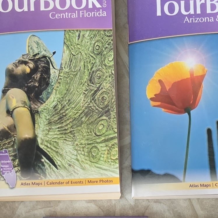 TourBook Central Florida, Arizona & New Mexico Travel Guide with Atlas Maps