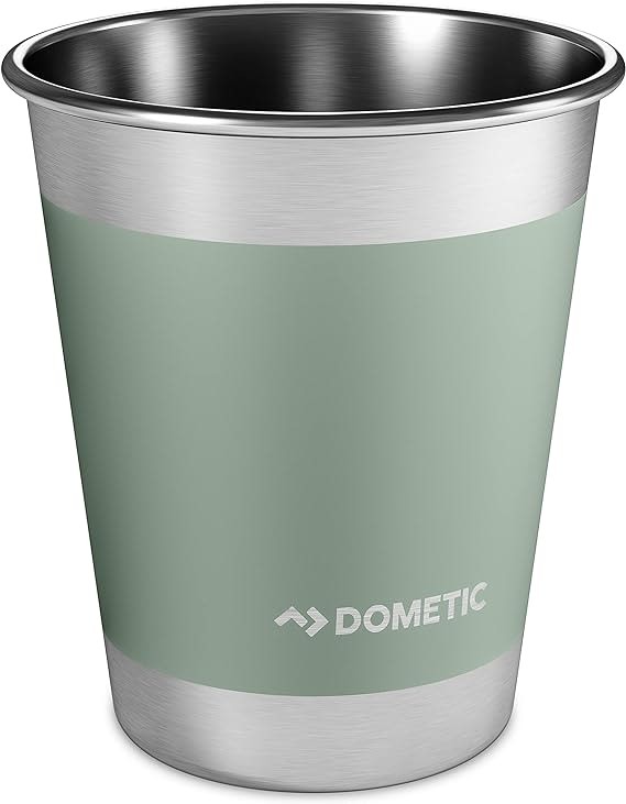 Dometic Stainless Steel Cup, Moss, 16Oz, Pack of 4