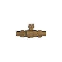 AY MCDONALD 5142-340 1-1/4" FLARE BALL CURB X FLARE CONNECTION