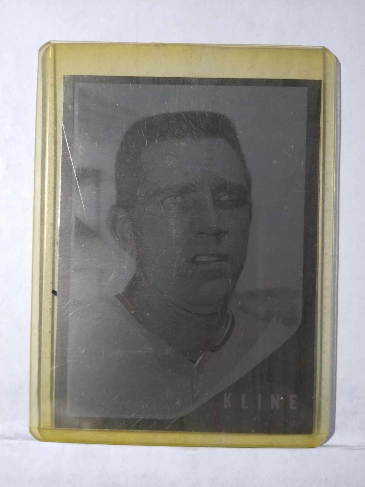 1962 Topps #216 RON CLINE PIRATES  PRESS PROOF PLATE NICE F1899