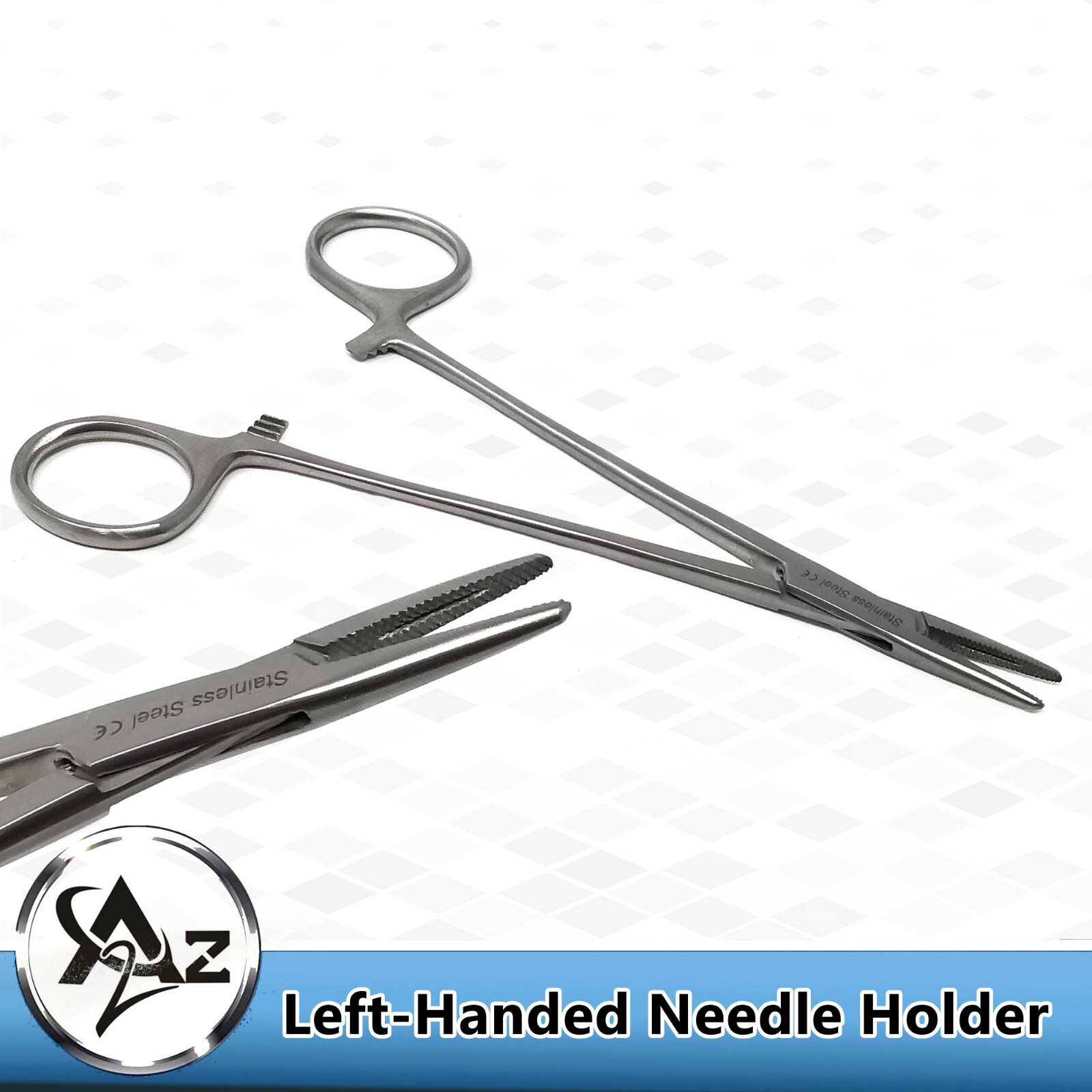 Left Handed Needle Holder Mayo Hegar 6" Driver Suture Dental Surgical Veterinary