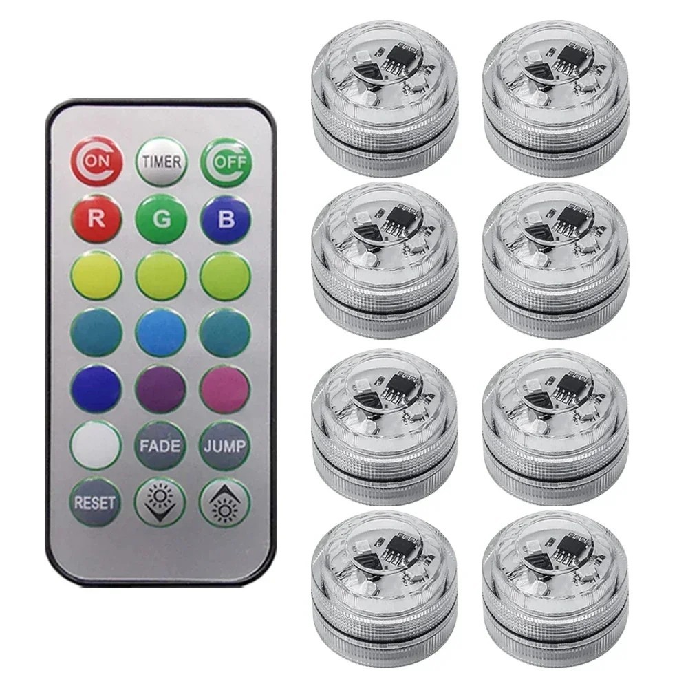 Colorful LED Lights Car Interior Accessories Atmosphere Lamp W/ Remote Control