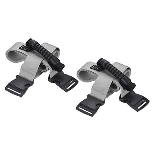 Carrying Strap with Handle, 2 Pack Cross Style Adjustable Nylon Belt for Gray