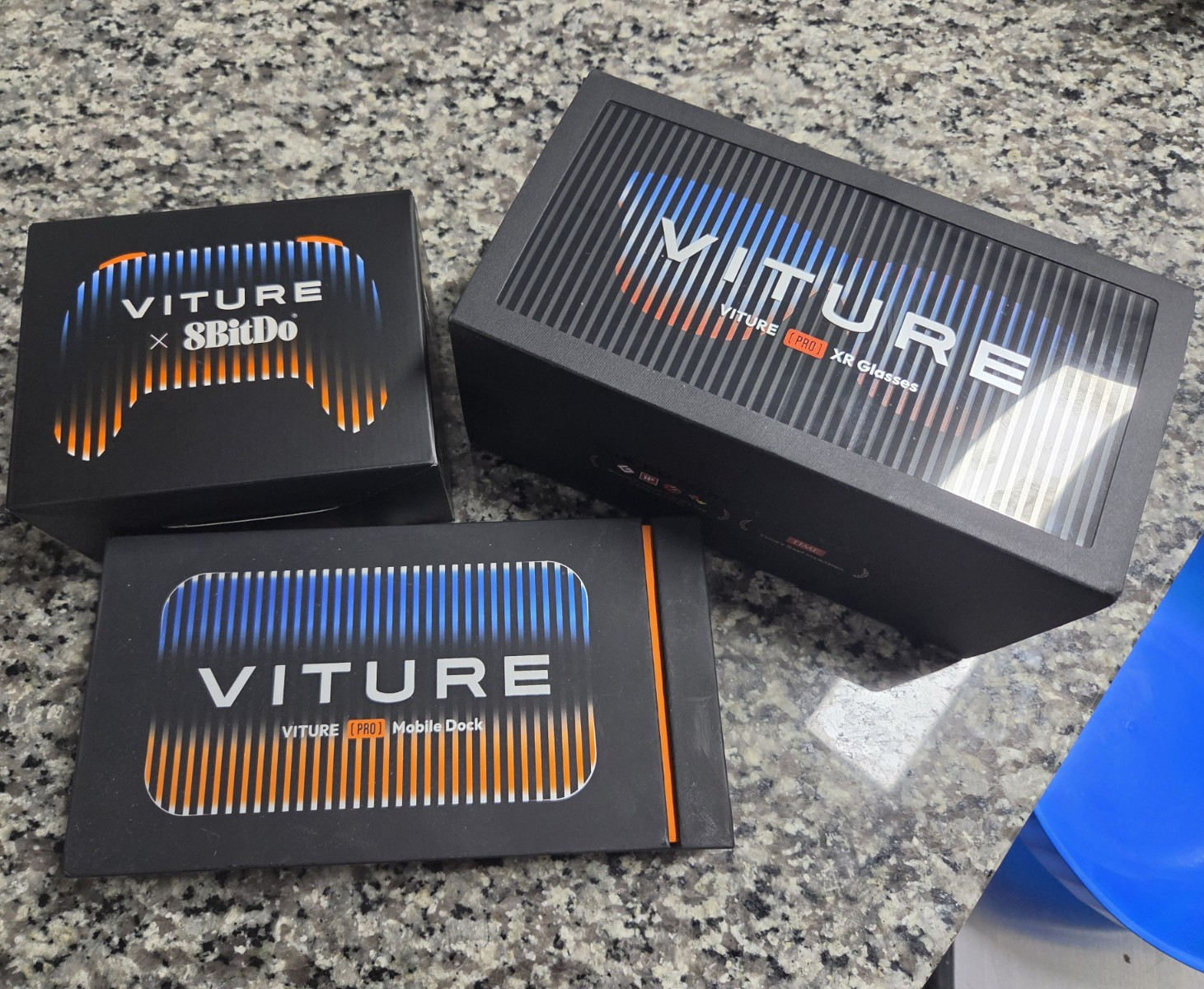 VITURE Pro XR Glasses Pro Mobile Dock 8BitDo Controller Complete Bundle
