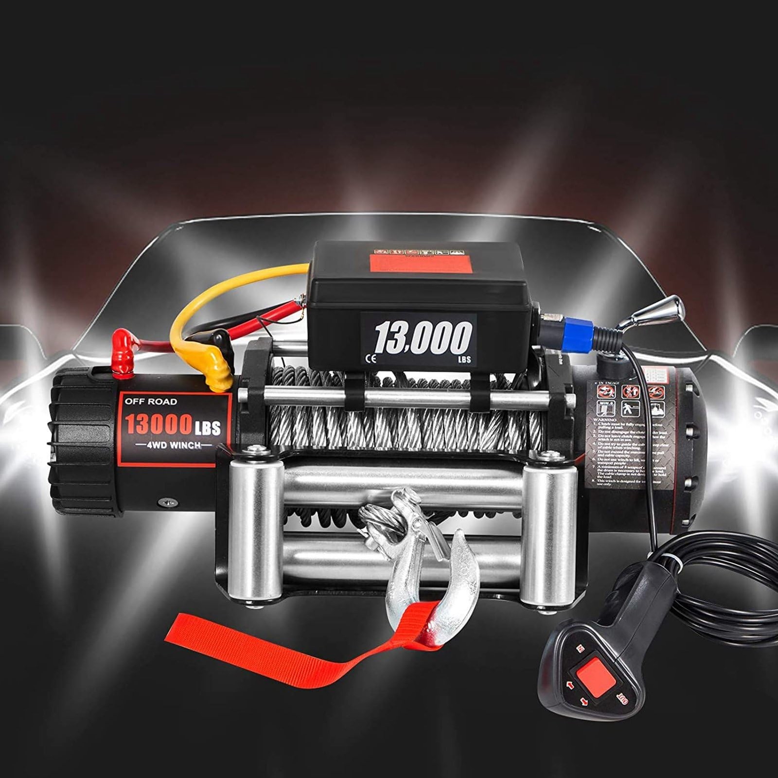 Electric Winch Remote Control Controller, Winch Electric Remote 3 Prong, Cont...