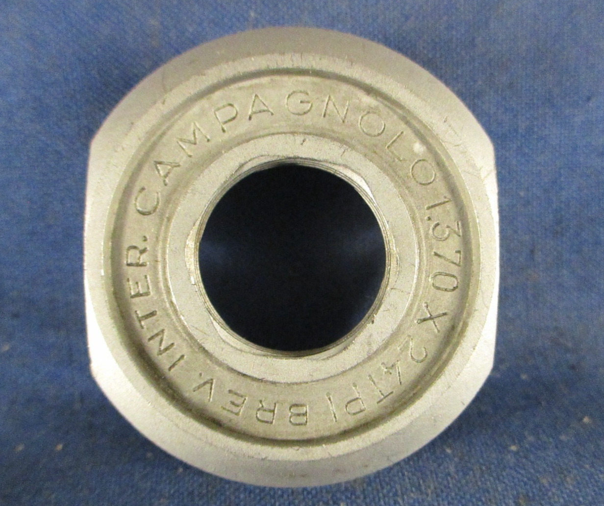 Excellent Campagnolo Nuovo Record bottom bracket fixed cup English 1.370" x 24