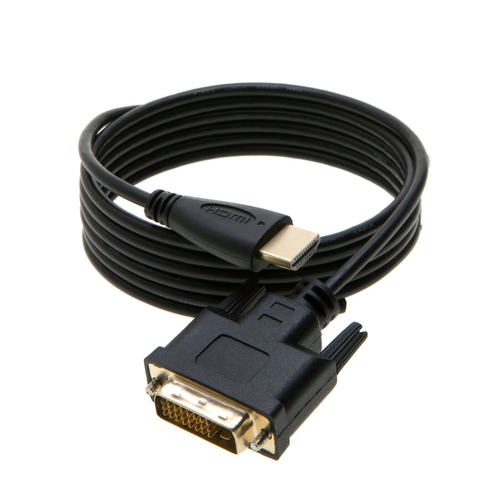 DVI-D to HDMI Cable Monitor Cord PC Laptop Monitor LCD Projector Display Adapter