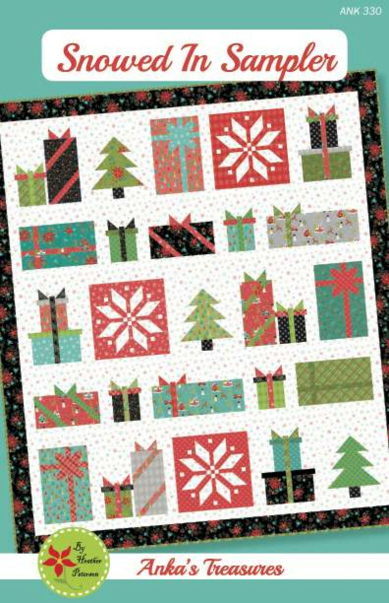 "Snowed In Sampler" Quilt Pattern 72" x 83" by Heather Peterson