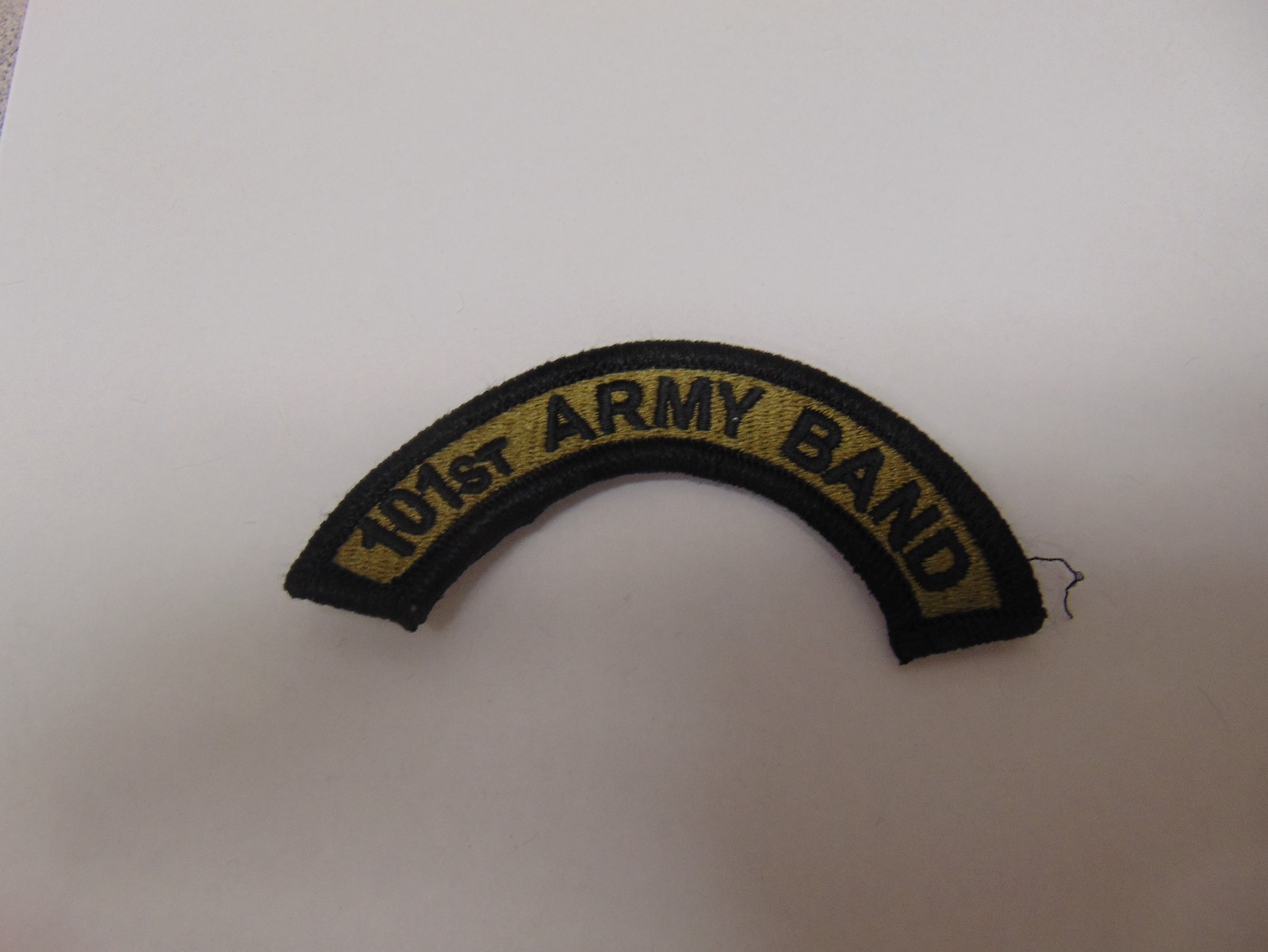 MILITARY PATCH US ARMY OCP HOOK AND LOOP 101ST ARMY BAND SHOULDER BAND