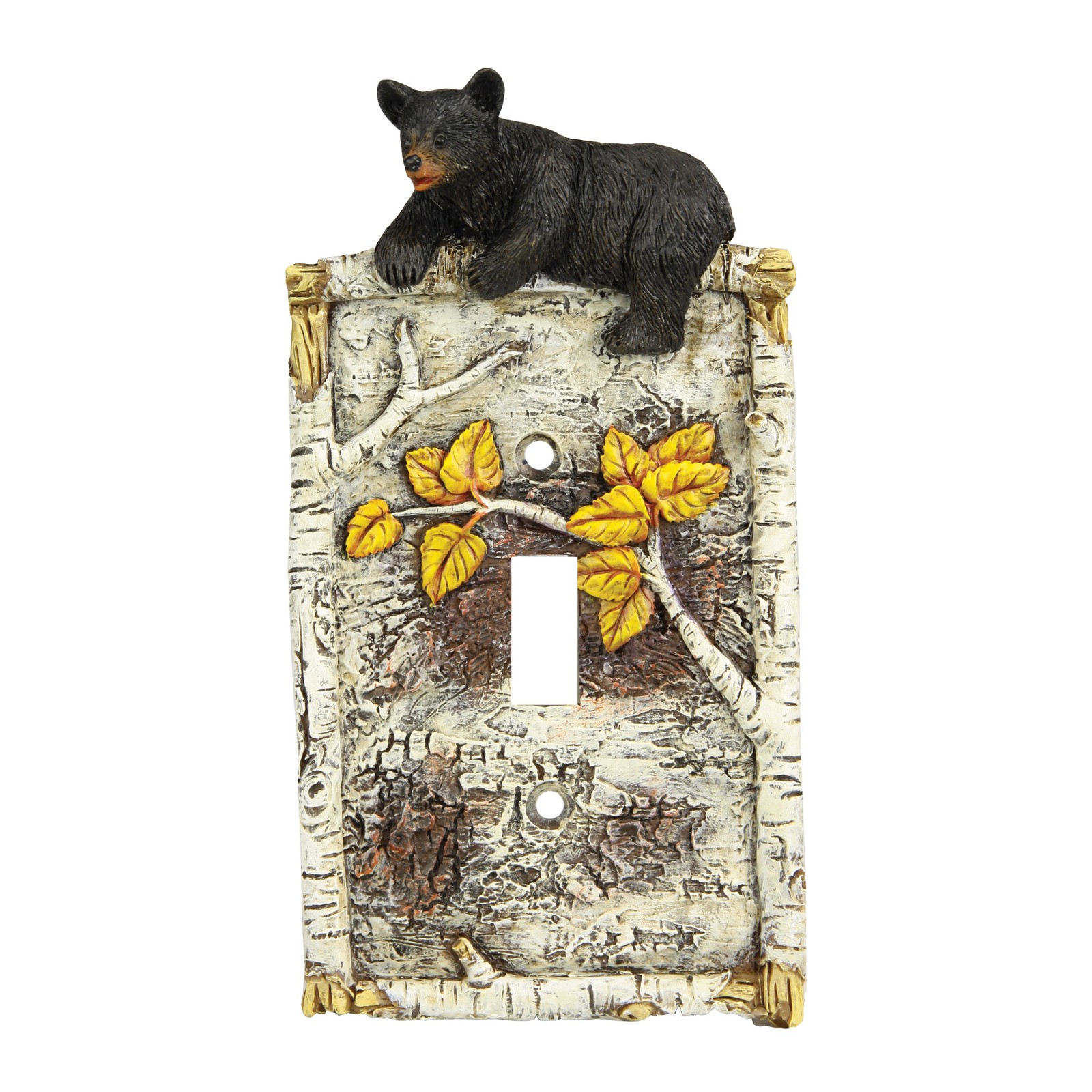 Rivers Edge Products Toggle Light Switch Cover Plate, 1-Gang Switch, With