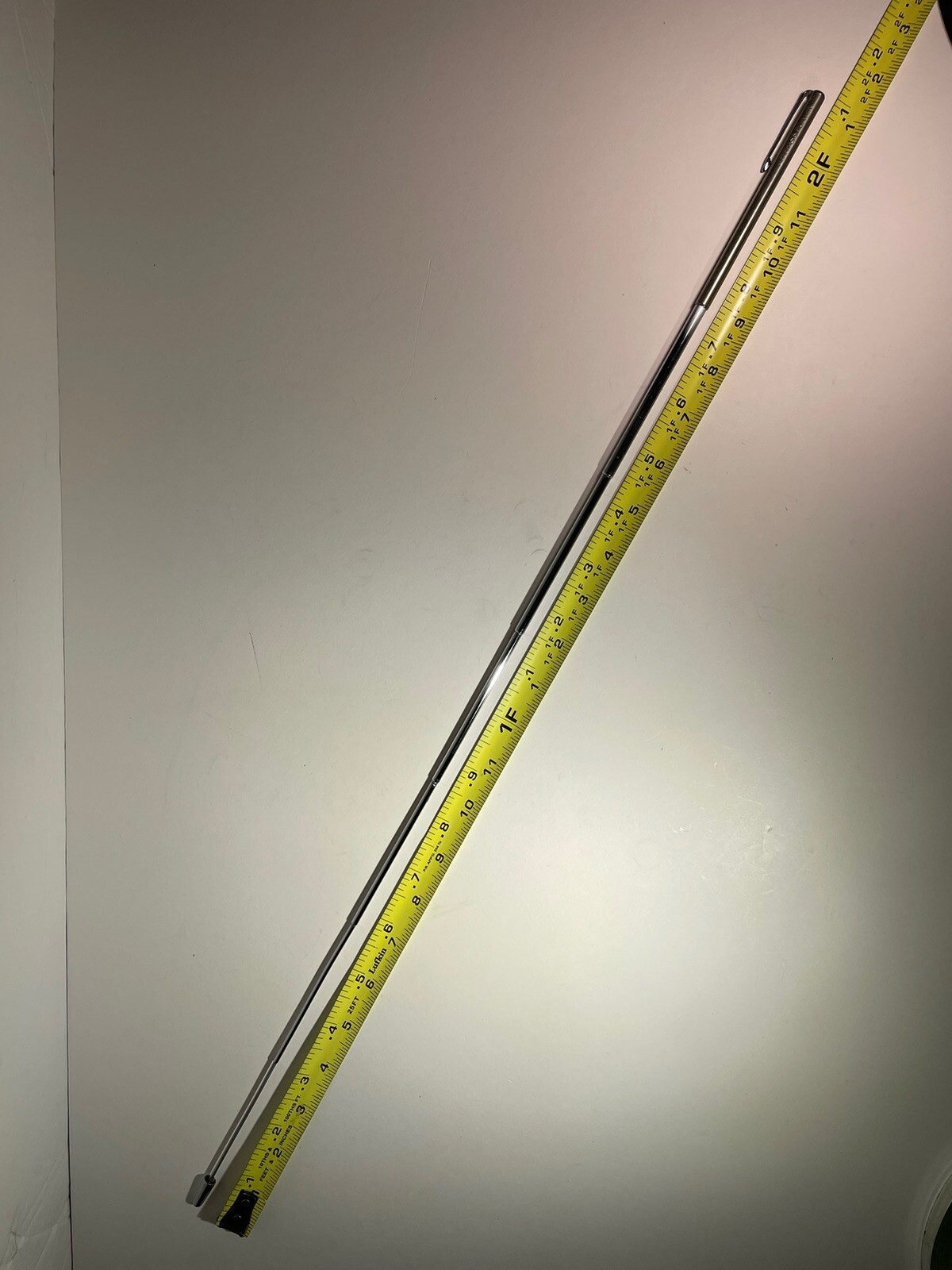 Vintage EMPHASIS Pointer BRUSHED NICKEL Telescoping 25” w/ POCKET CLIP