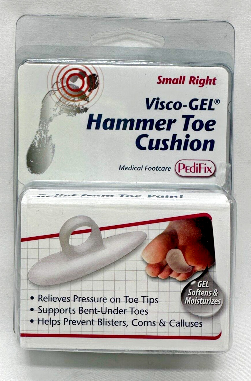 NEW PediFix Visco-Gel Hammer Toe Cushion P53-SR ~ Smalll Right ~ Women Sz 4-7