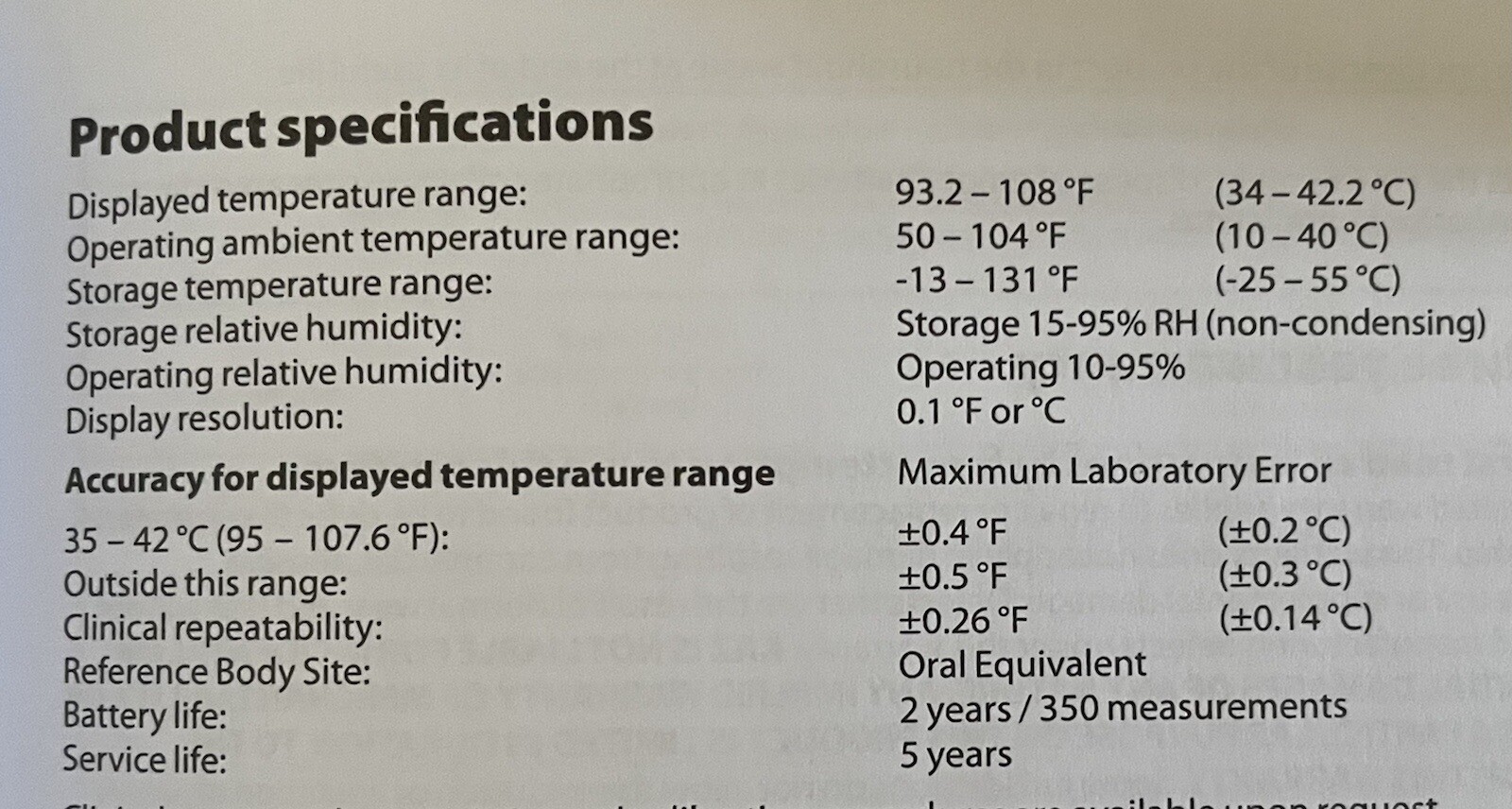 Ear Thermometer