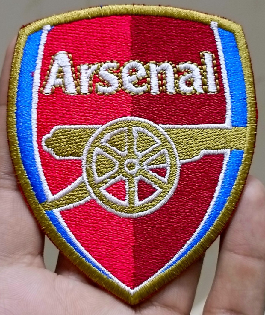Arsenal FC Logo Iron On Patch - Sew Patch - Embroidered Patch