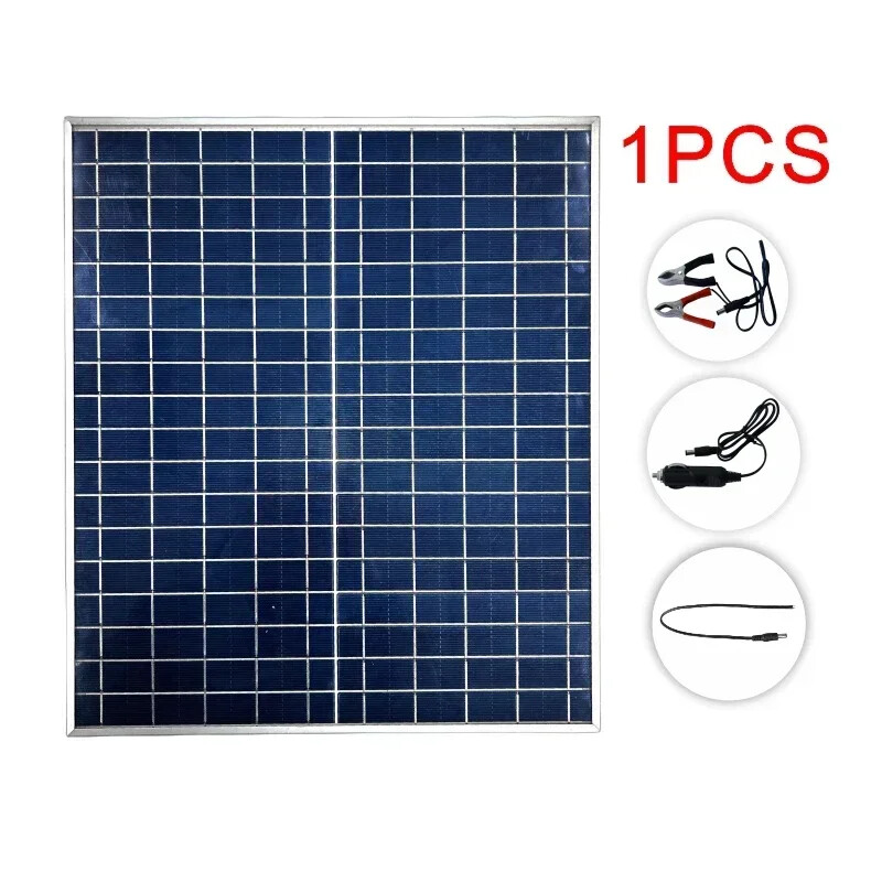 1000W 500W 12V Photovoltaic Solar Panel Kit 100A Controller Solar Panel Charger