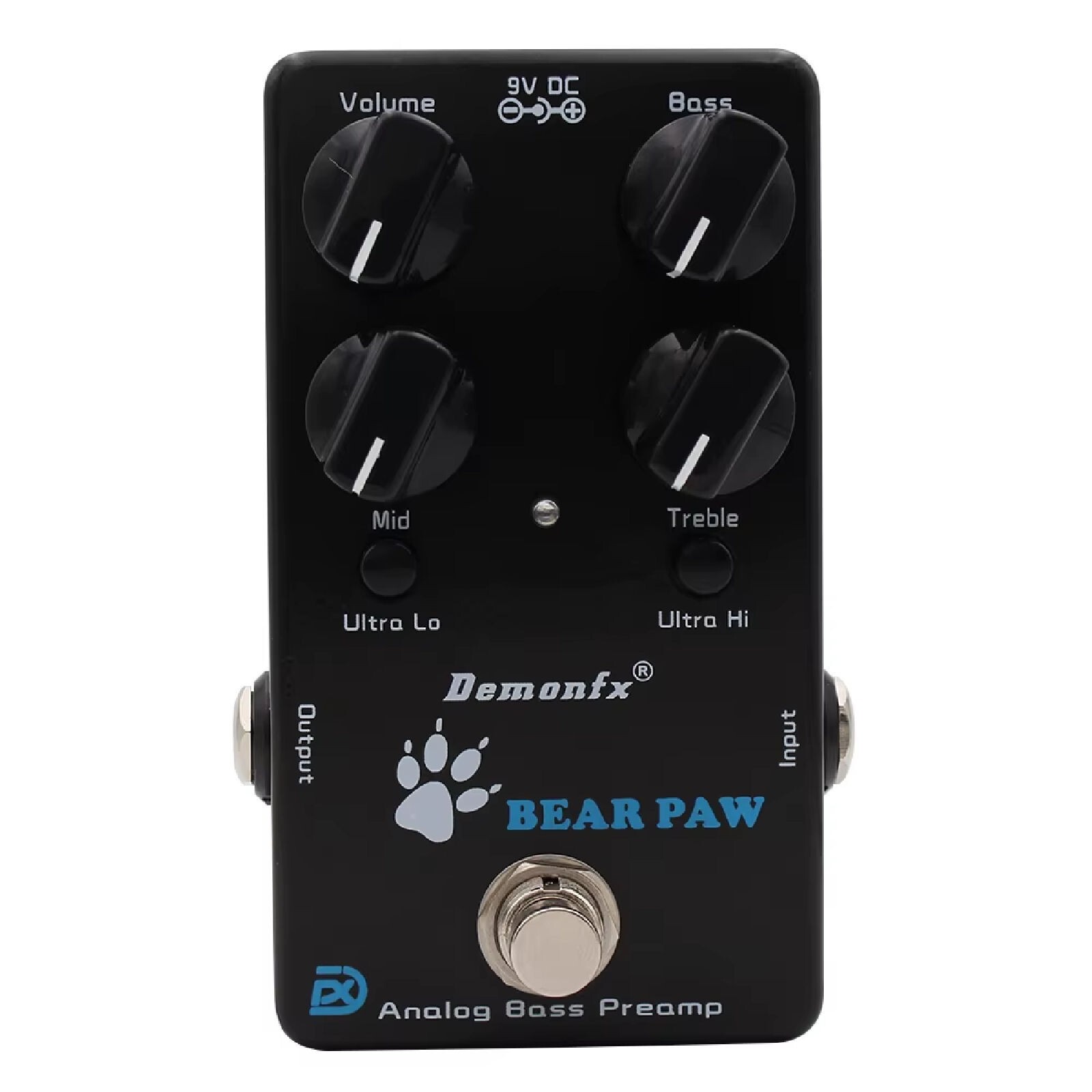 Demonfx BEAR PAW Analog Bass Preamp Bass Effect Pedal With True Bypass