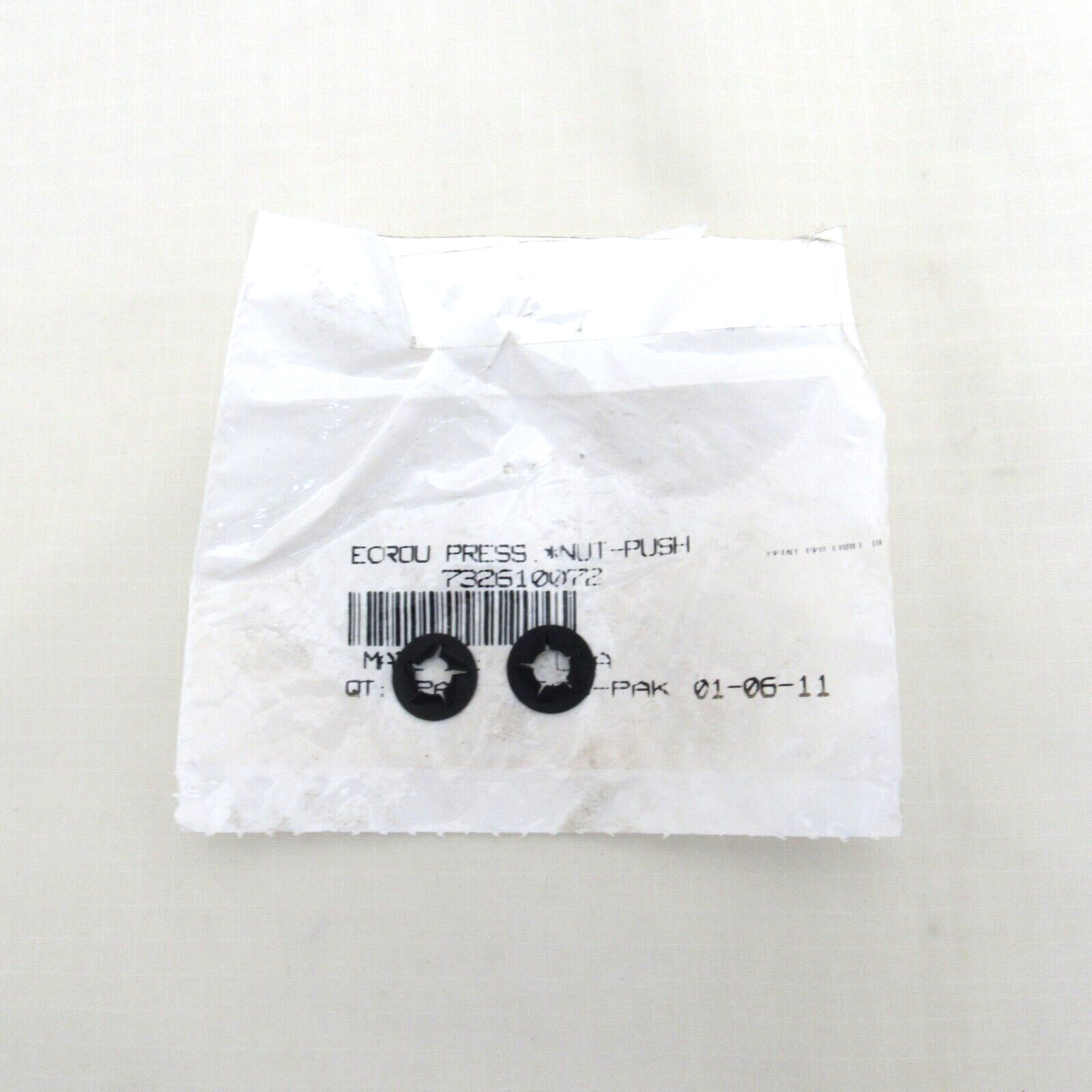 Ski Doo OEM Spring Push Nuts 732610072 Set of 2