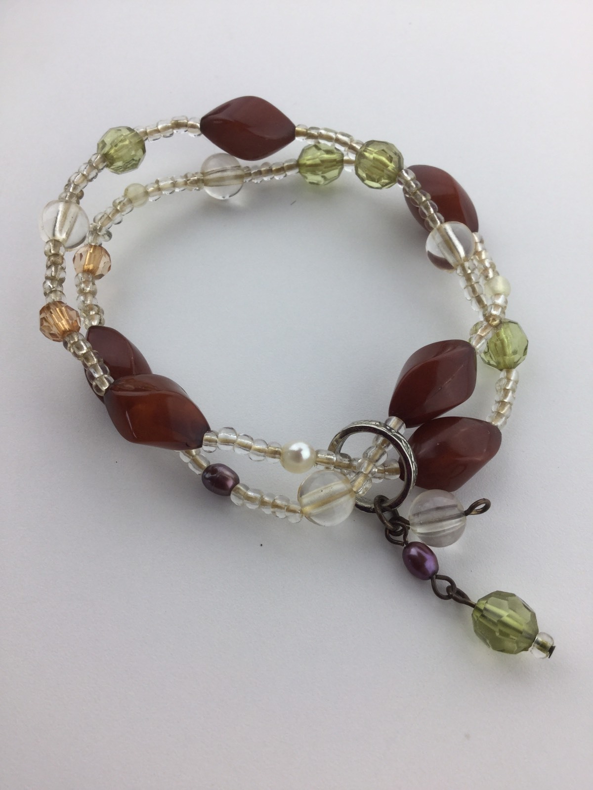 Multi Color Beaded Stretchy Bracelet