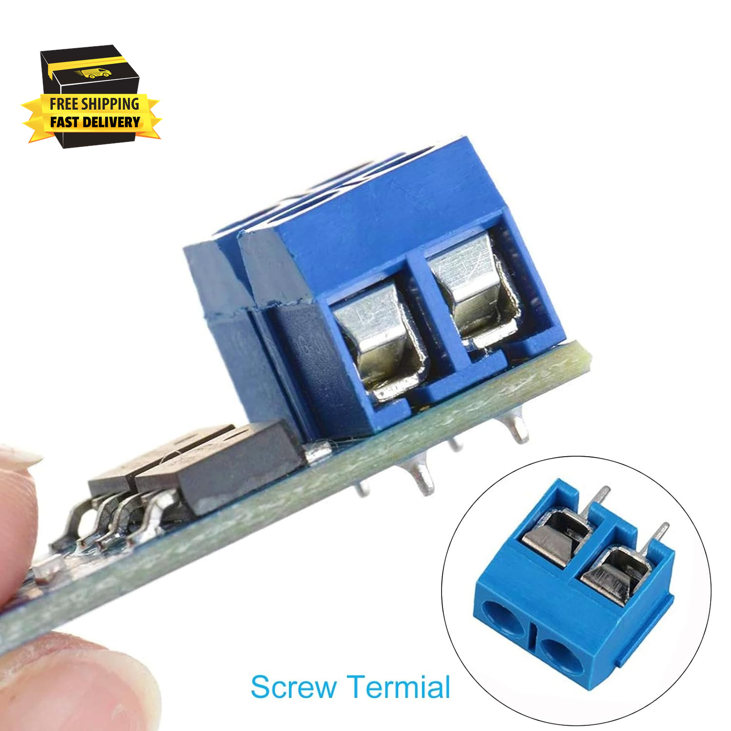 5 PCS Dual High Power MOSFET Trigger Switch Driver Module, DC 5V-36V, 15A 400W,