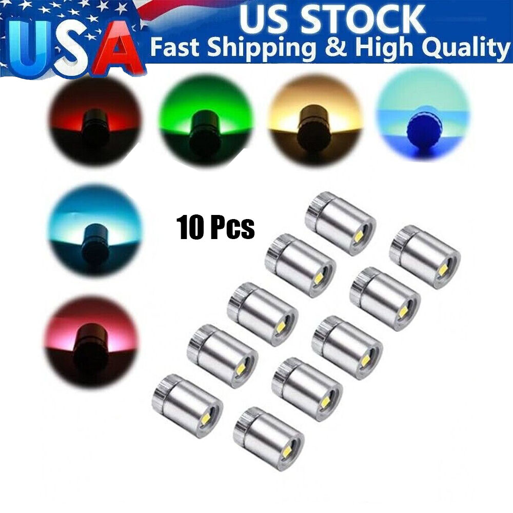 10Pcs 7Colors Miniature Led Lights Tiny Light for Hand Craft/DIY Battery Powered