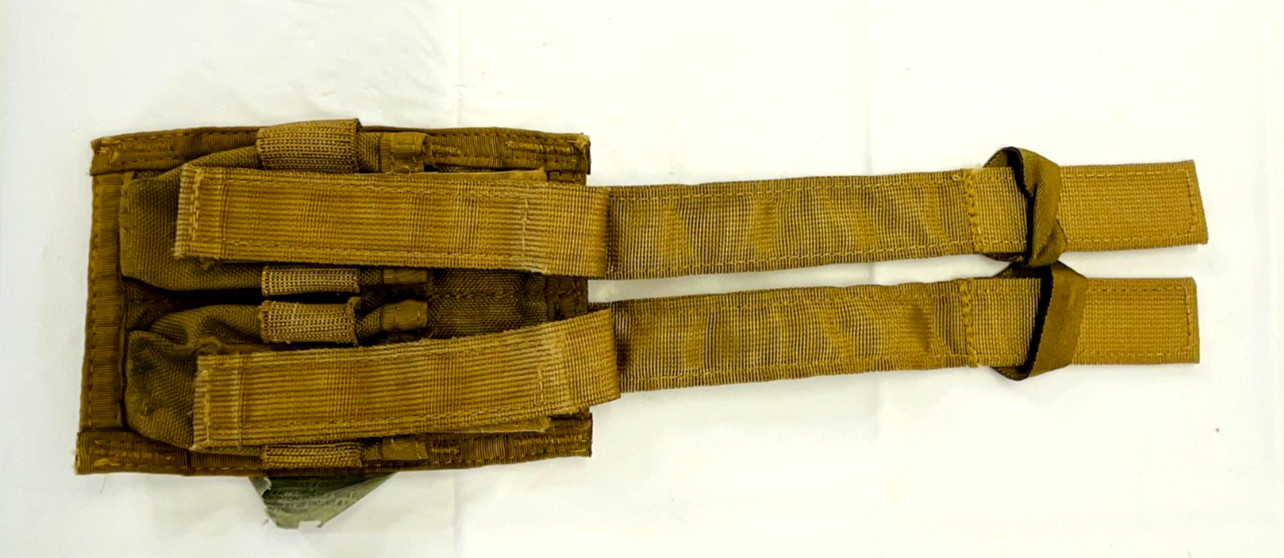 Paraclete Coyote Desert Double Pistol 9MM Mag Pouch AFP019R-9 MOLLE/PALS Pre-MSA