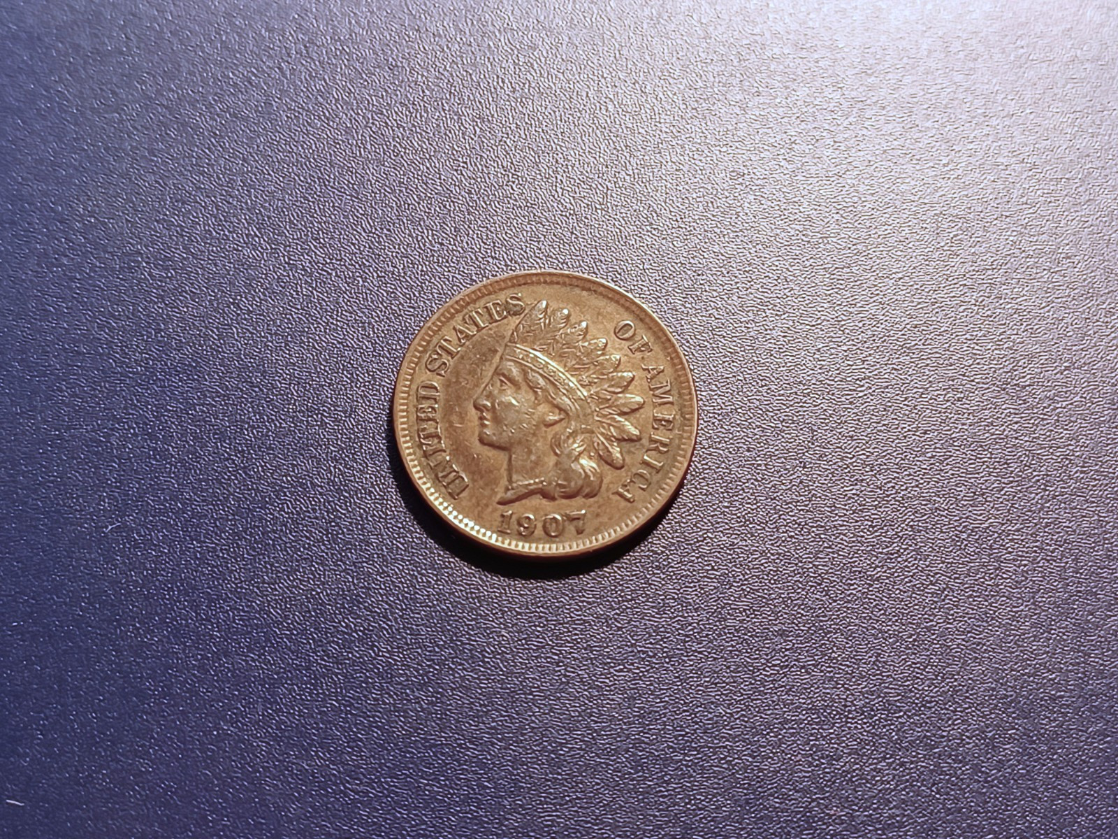 Choice AU 1907 Indian Head Cent