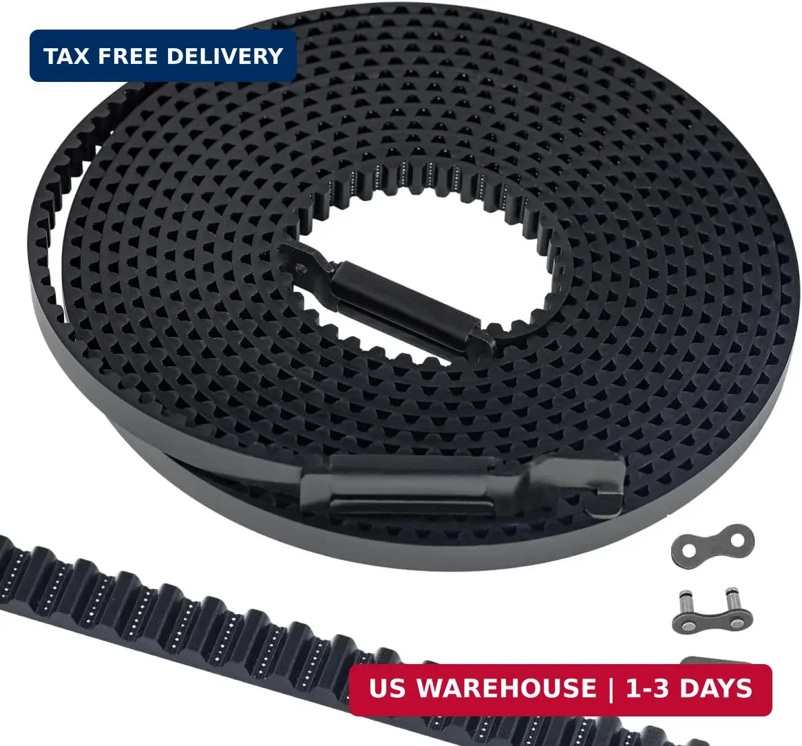 Drive Belt 41A5250, 237'' Garage Door Opener Belt ONLY for 7FT High Garage Doors