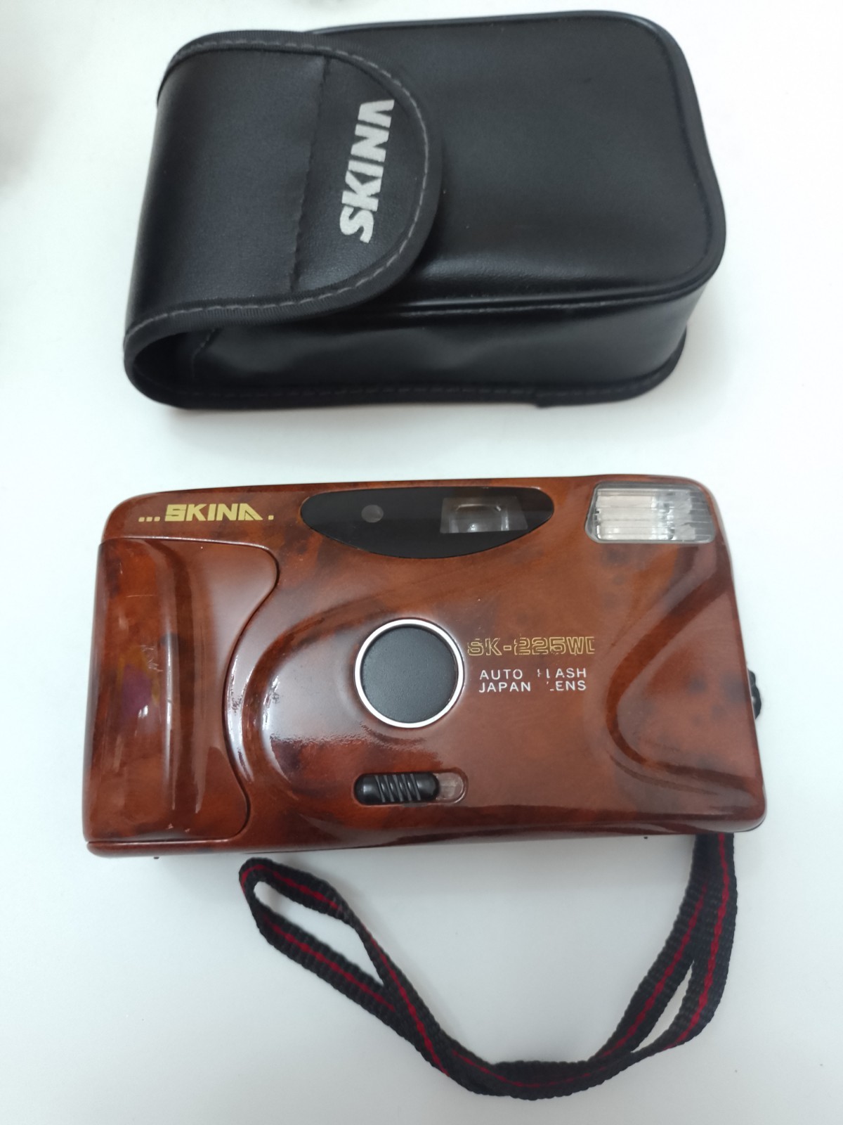 TESTED SKINA SK-225WD 35mm compact film camera lomography Ultra RARE color Japan