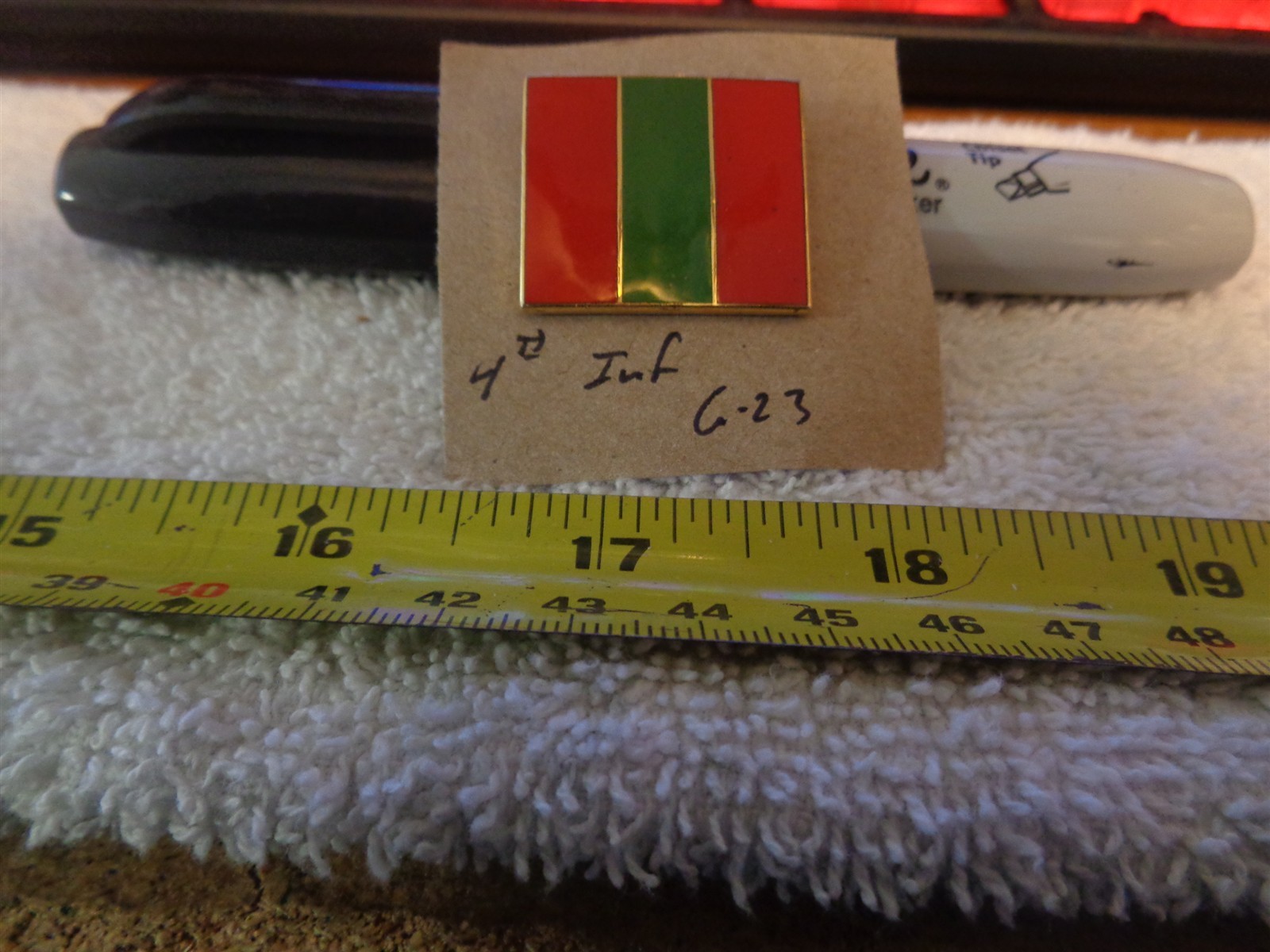4th Infantry G-23 Unit Crest, DI, DUI (DRAW#S9)