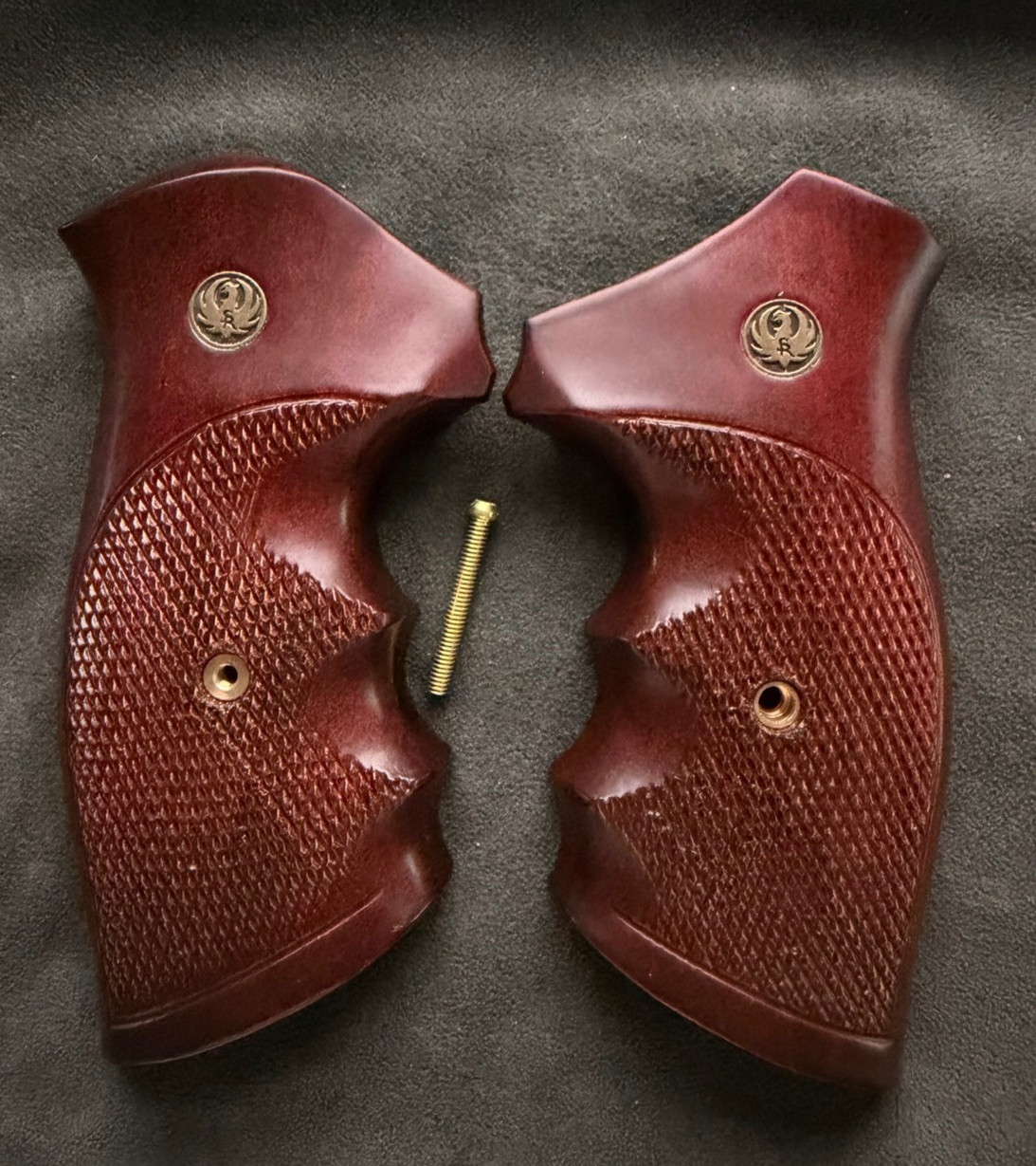 Ruger GP100 grips or Super Redhawk Alaskan models,New Hardwood,Handmade,Jaruwan