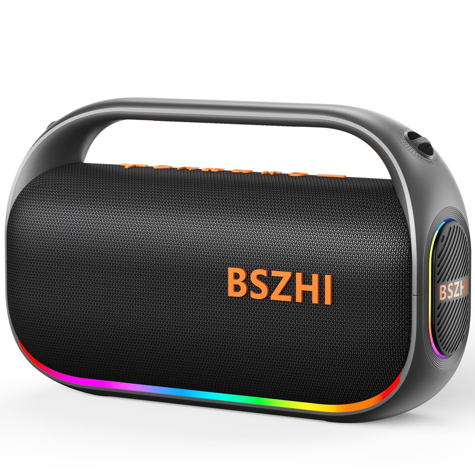 BSZHI 80W(120W Peak) Bluetooth Speaker Loud, Portable IPX6 Waterproof Black