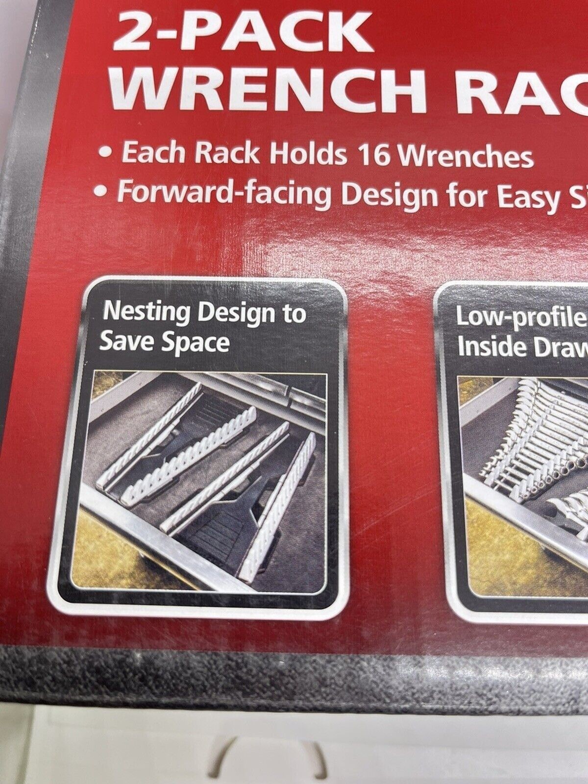 NEW Husky 16-Piece Wrench Rack (2-Pack)