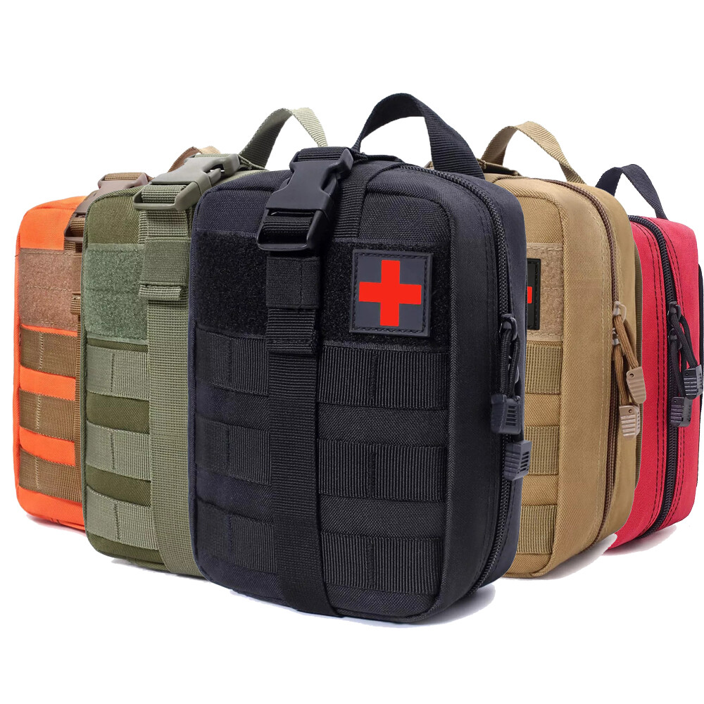 Molle First Aid Pouch IFAK Tactical Rip-Away Small Bug Out Bags Trauma Medic Bag
