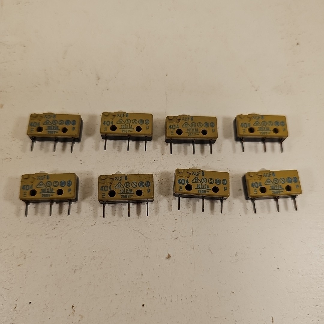 New Lot Of 8 Saia Burgess XCF8 Series Microswitches